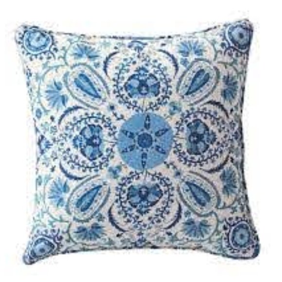Pottery Barn Adya Suzani Print Pillow Cover 20"